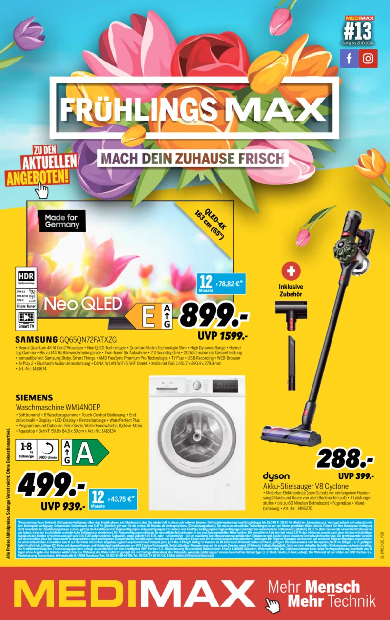 medimax Prospekt vom 20.03.2026, Seite 1