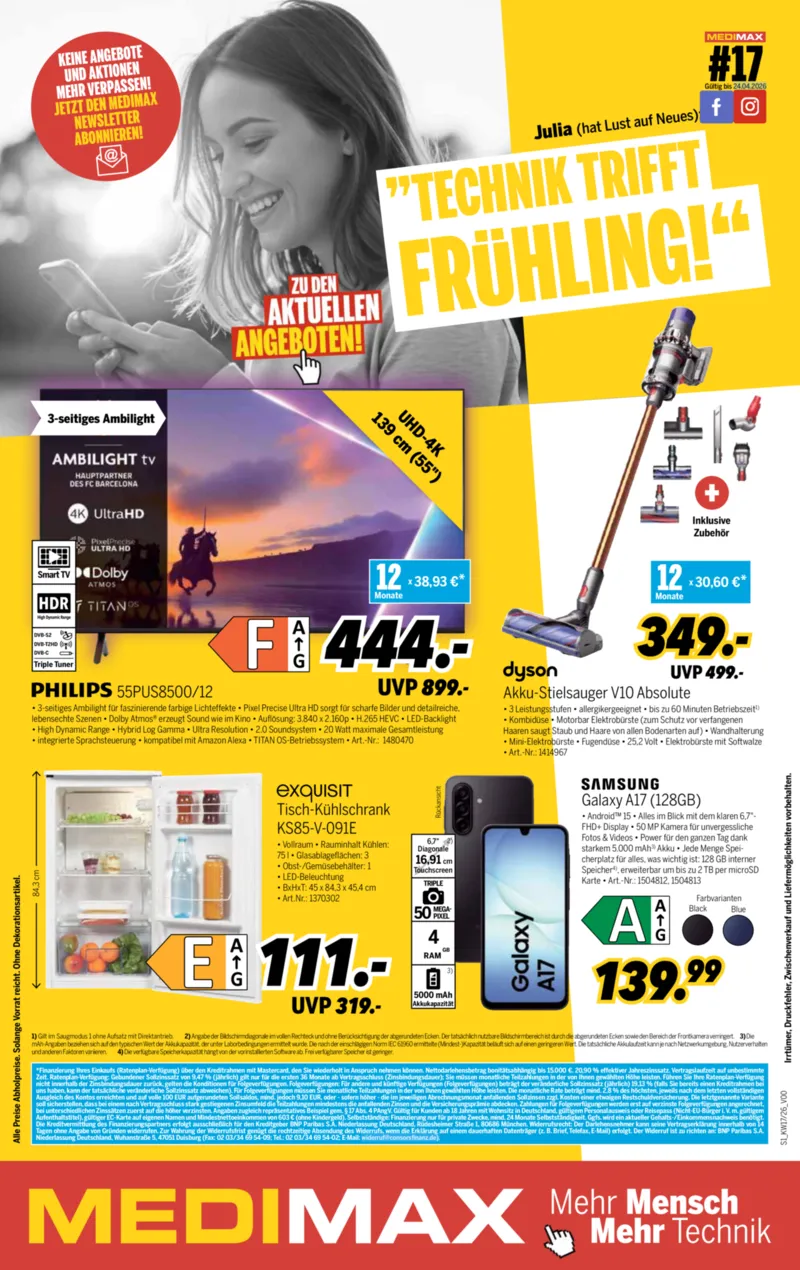 medimax Prospekt vom 17.04.2026, Seite 1