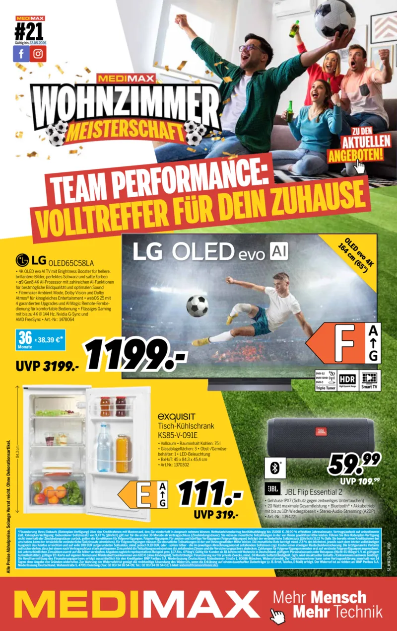 medimax Prospekt vom 15.05.2026, Seite 1