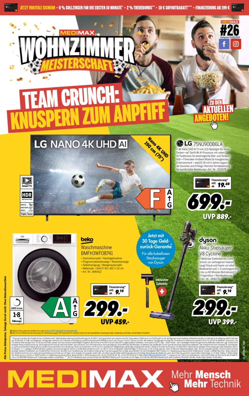 medimax Prospekt vom 20.06.2026, Seite 1