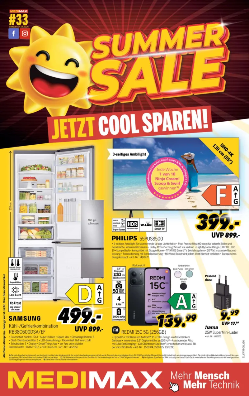 medimax Prospekt vom 08.08.2026, Seite 1