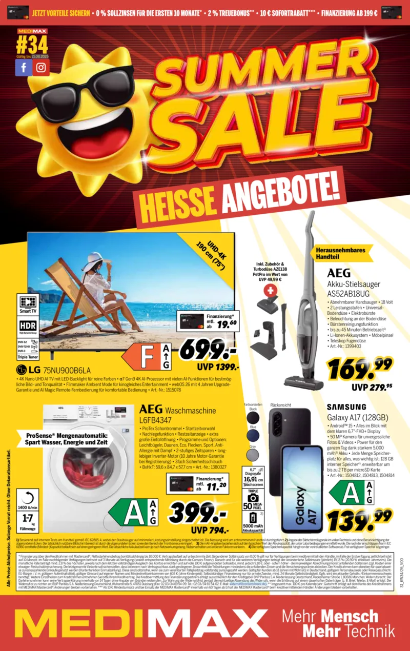 medimax Prospekt vom 15.08.2026, Seite 1