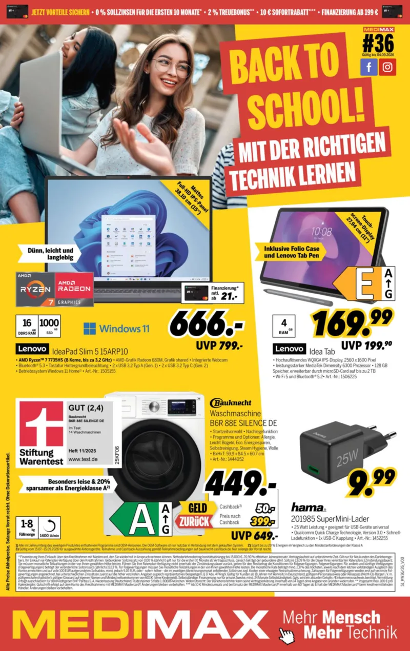 medimax Prospekt vom 29.08.2026, Seite 1