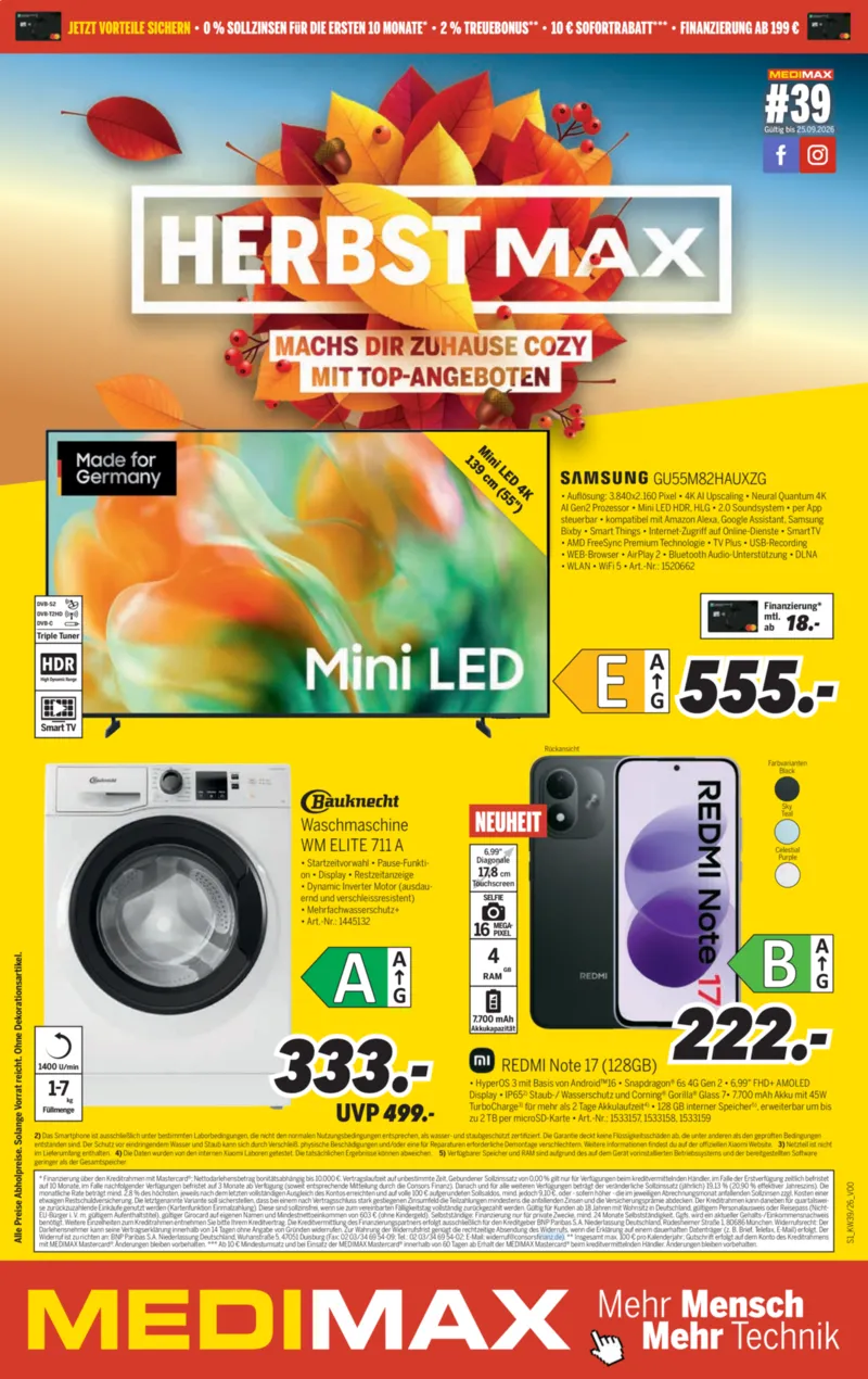 medimax Prospekt vom 18.09.2026, Seite 1