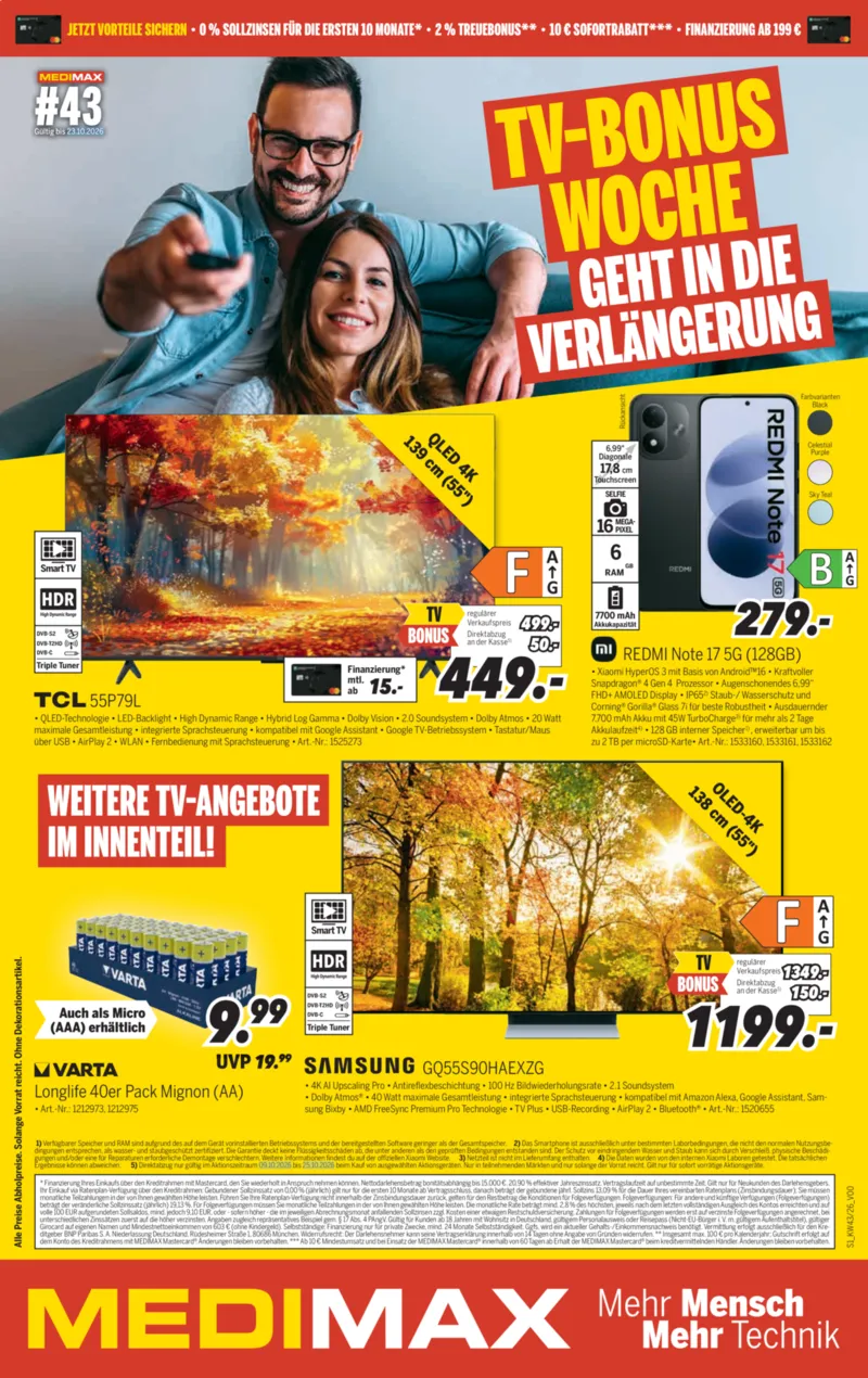 medimax Prospekt vom 16.10.2026, Seite 1