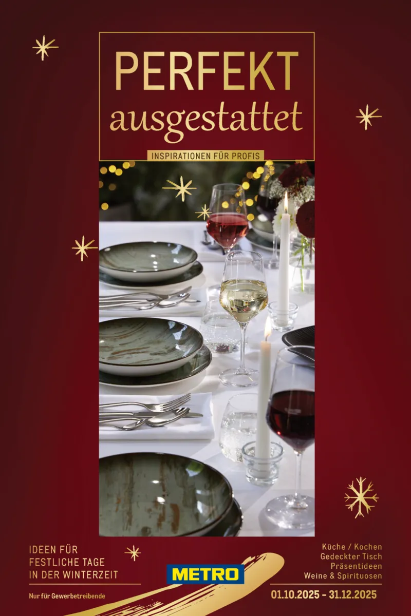 METRO Prospekt vom 01.10.2025, Seite 1