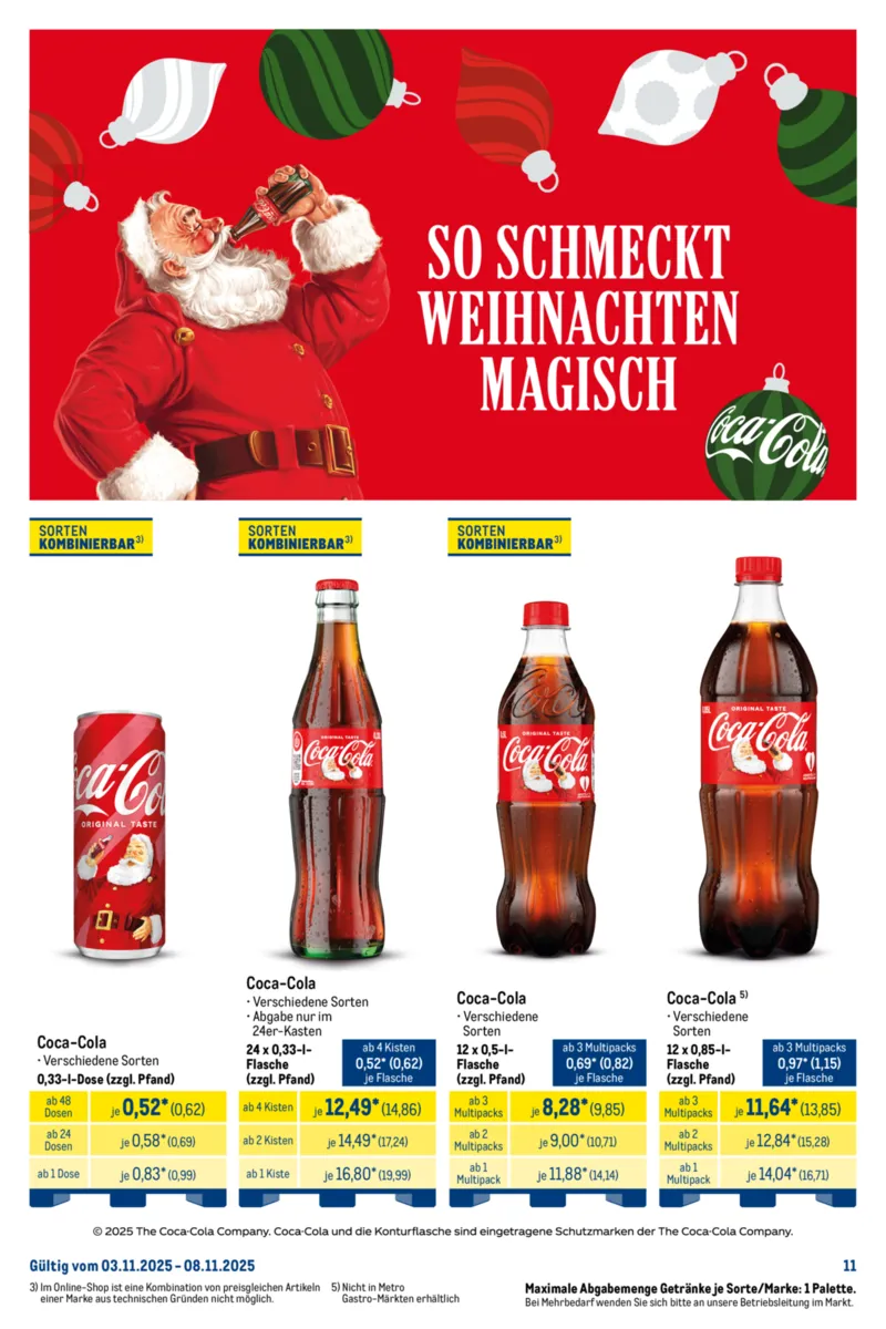 METRO Prospekt vom 03.11.2025, Seite 11