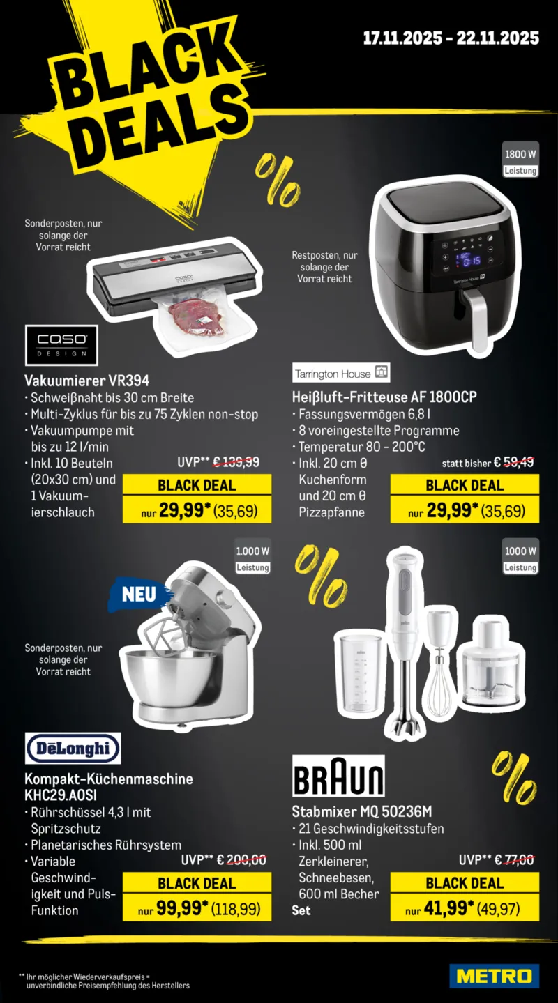 METRO Prospekt vom 17.11.2025, Seite 38