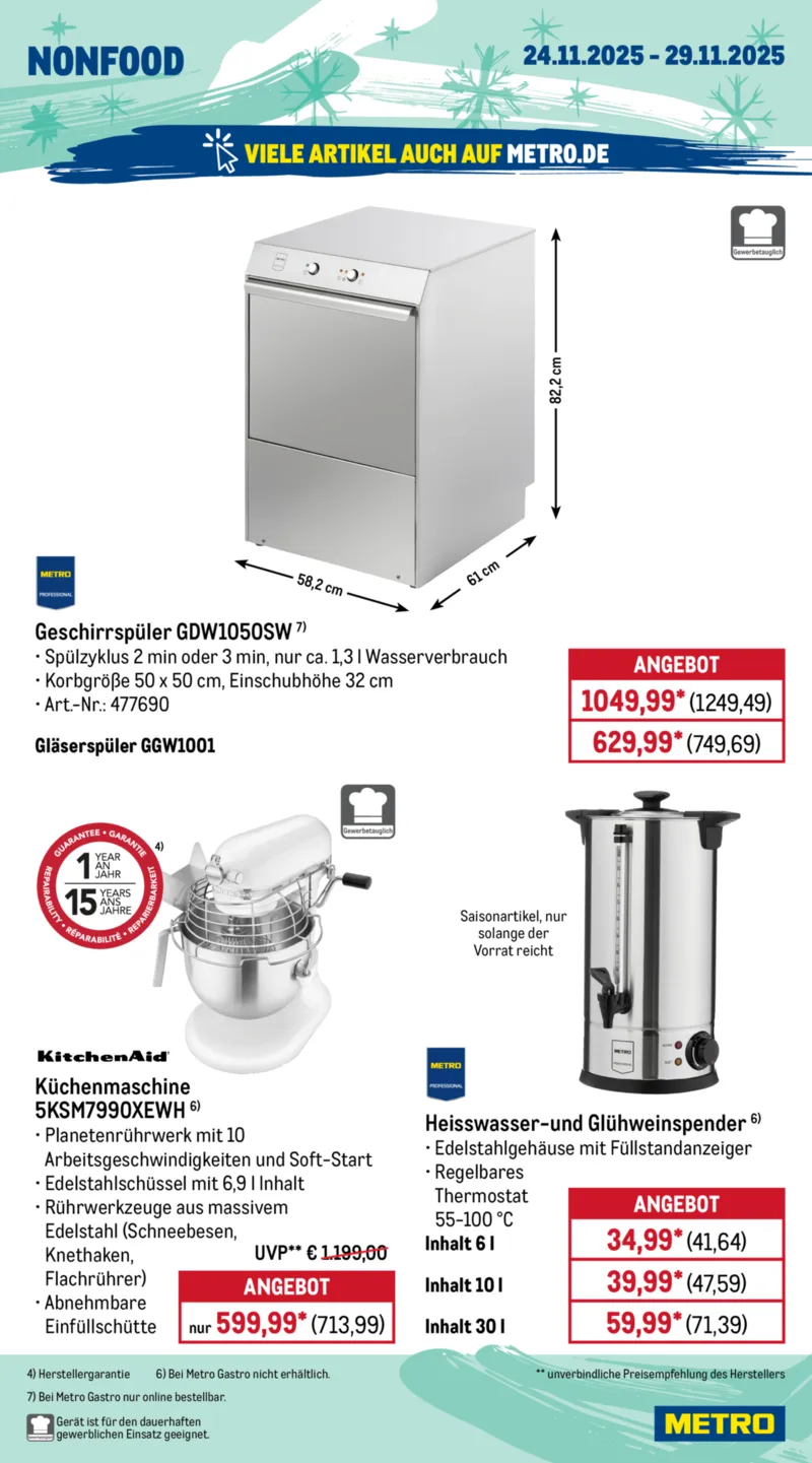 METRO Prospekt vom 24.11.2025, Seite 38