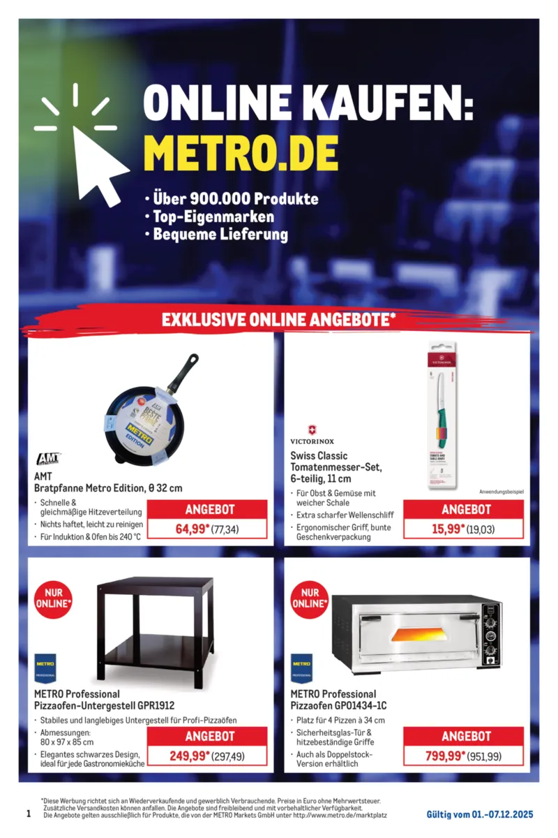 METRO Prospekt vom 01.12.2025, Seite 1