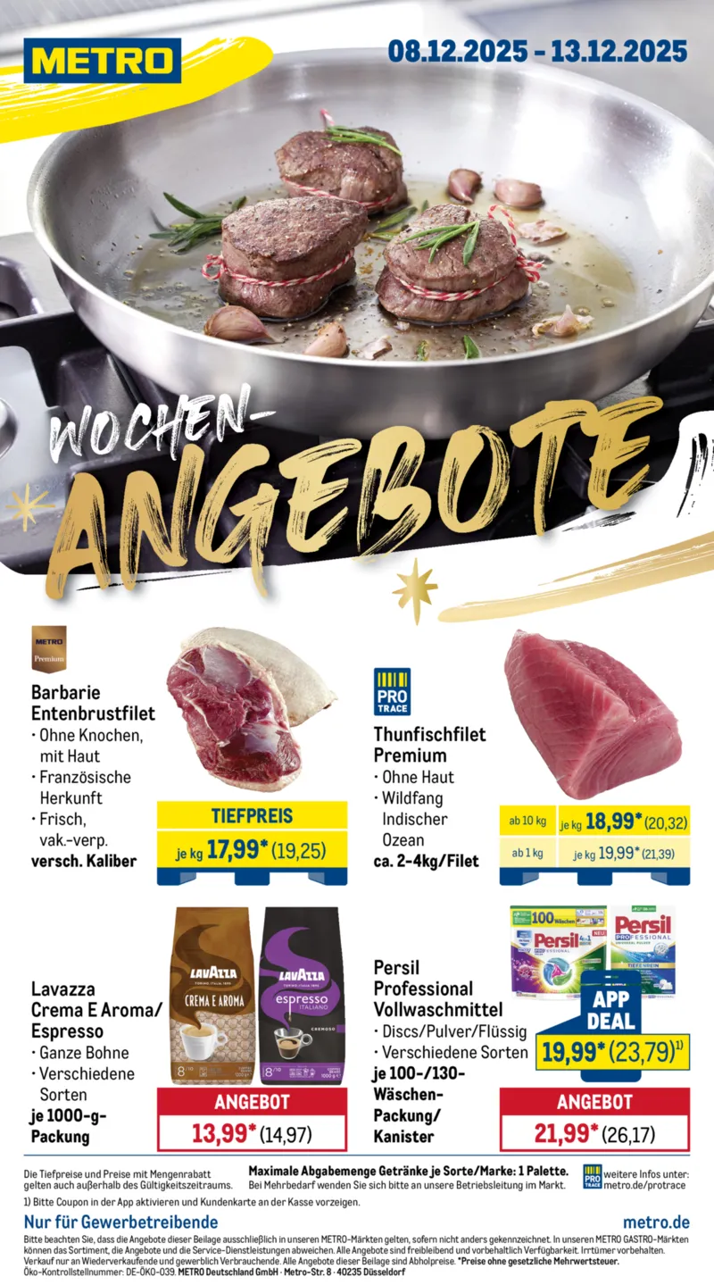METRO Prospekt vom 08.12.2025, Seite 1
