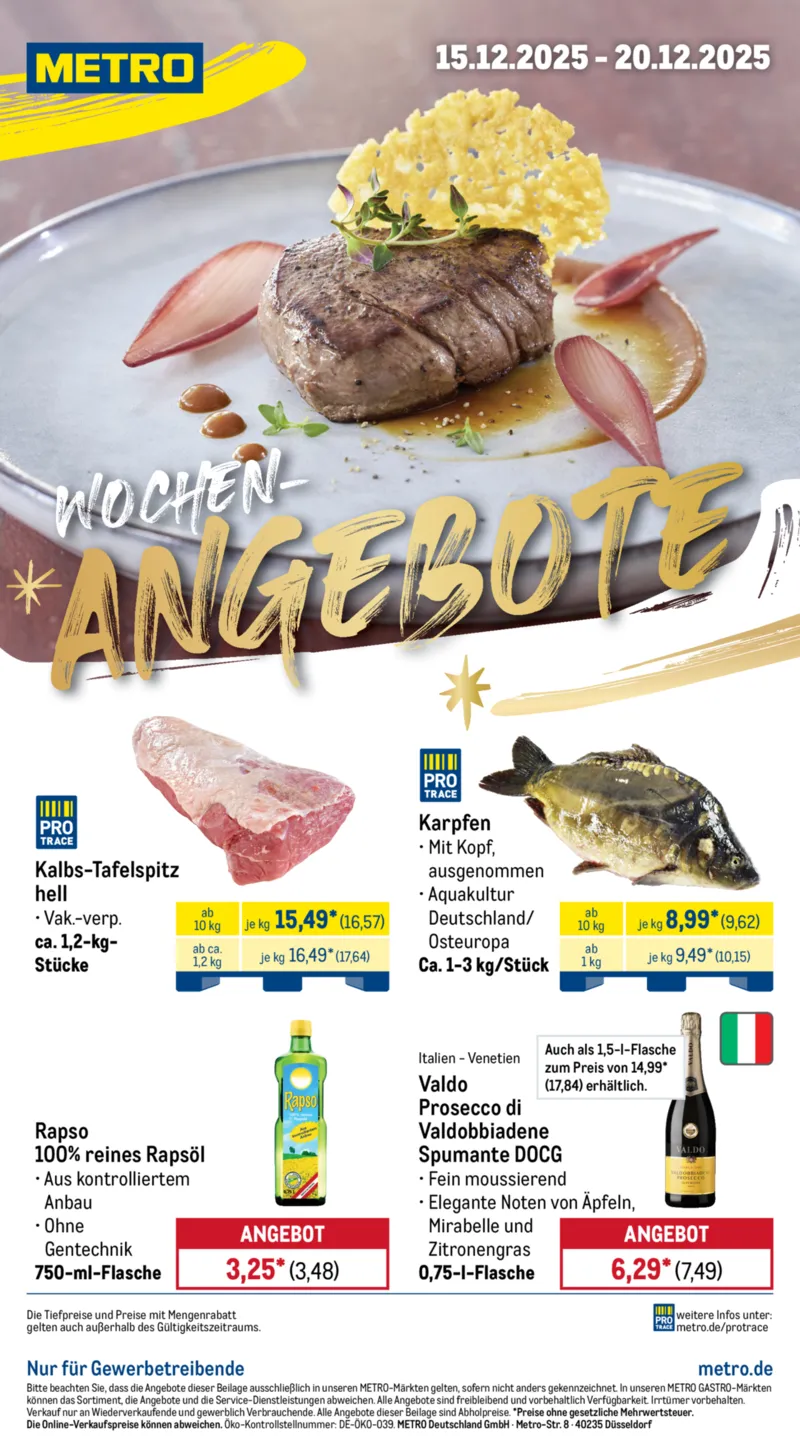 METRO Prospekt vom 15.12.2025, Seite 1
