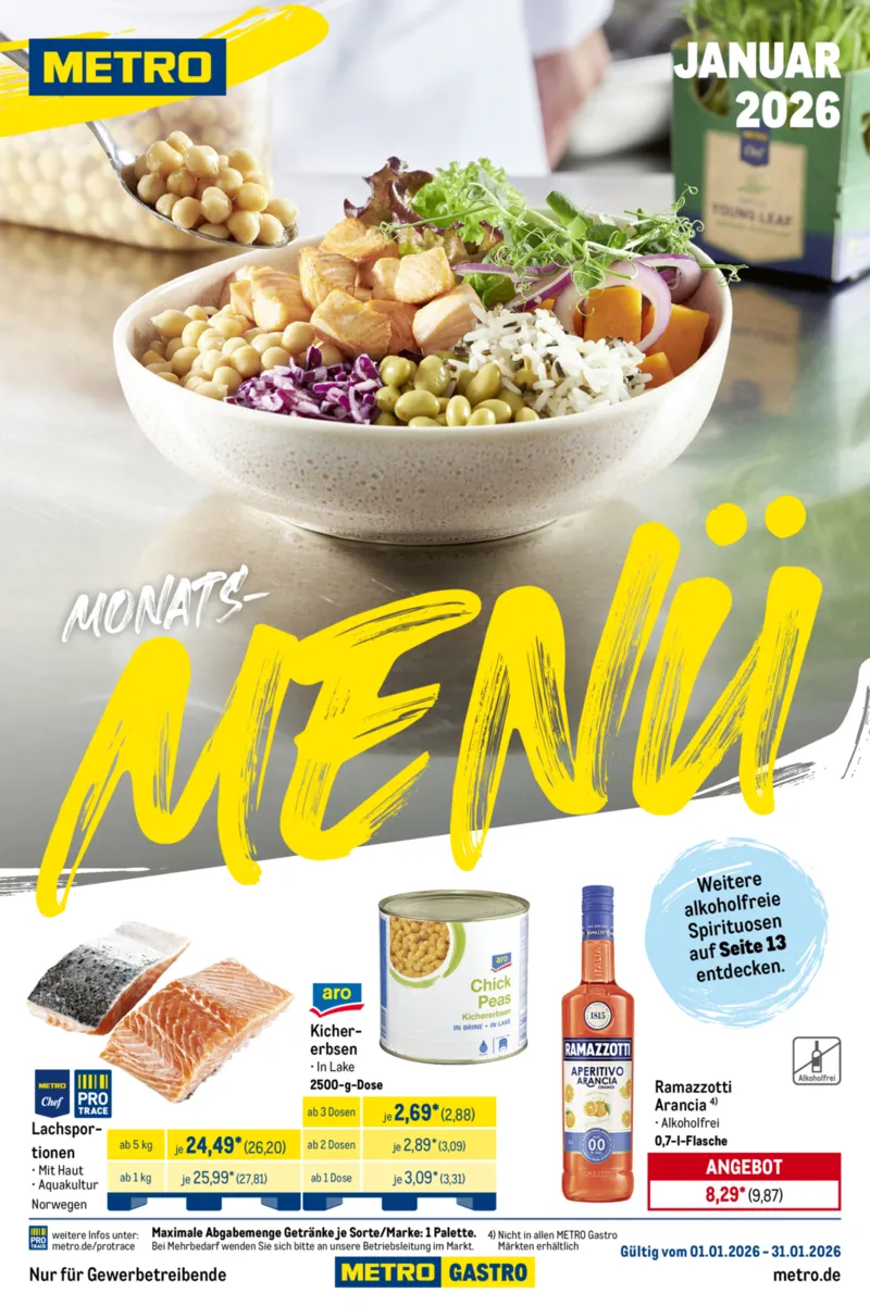 METRO Prospekt vom 01.01.2026, Seite 1