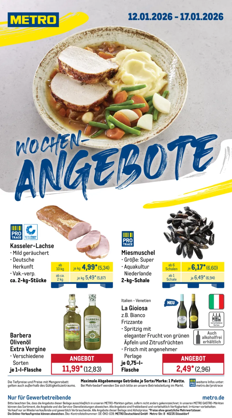 METRO Prospekt vom 12.01.2026, Seite 1