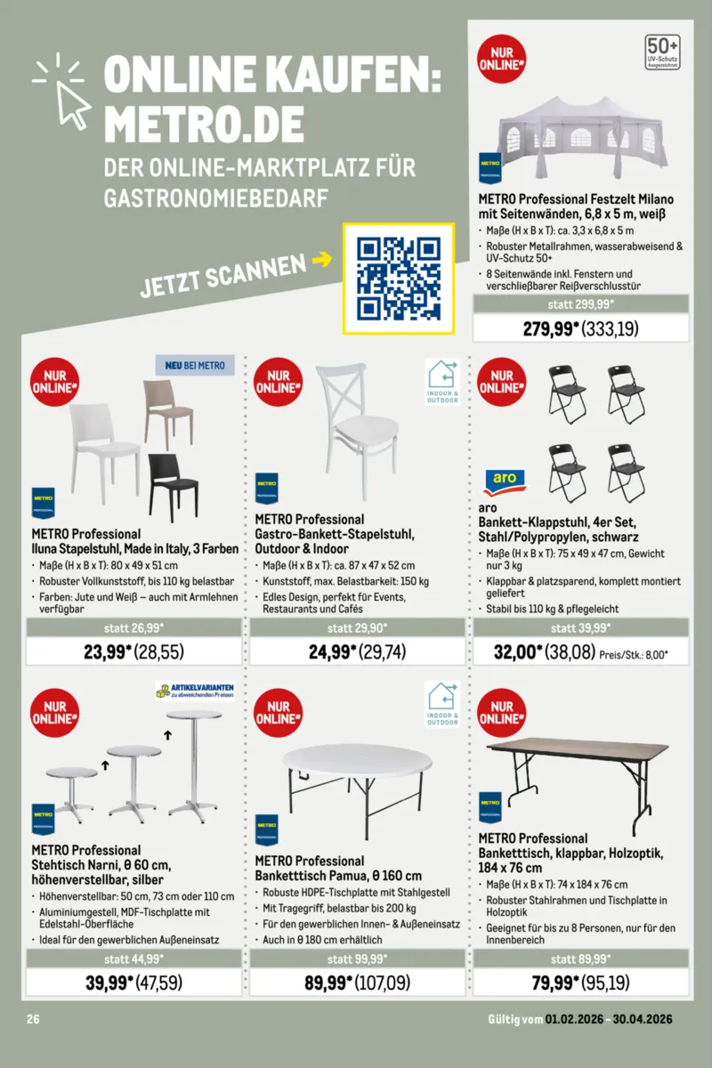 METRO Prospekt vom 01.02.2026, Seite 50