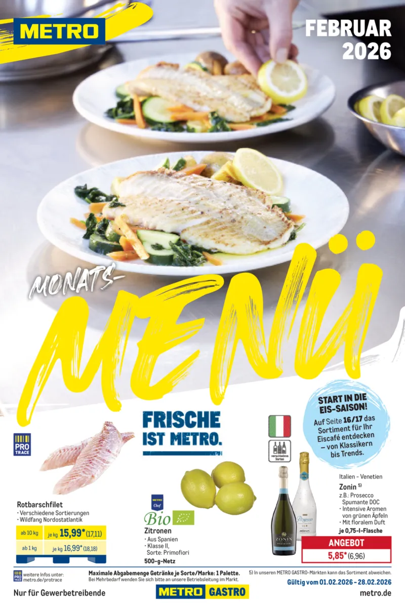 METRO Prospekt vom 01.02.2026, Seite 1