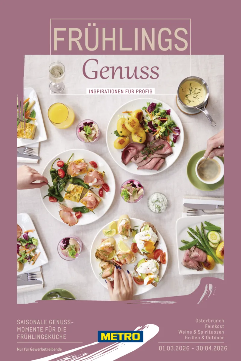 METRO Prospekt vom 01.03.2026, Seite 1