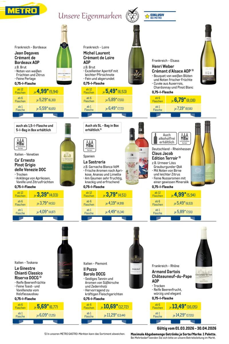 METRO Prospekt vom 01.03.2026, Seite 95