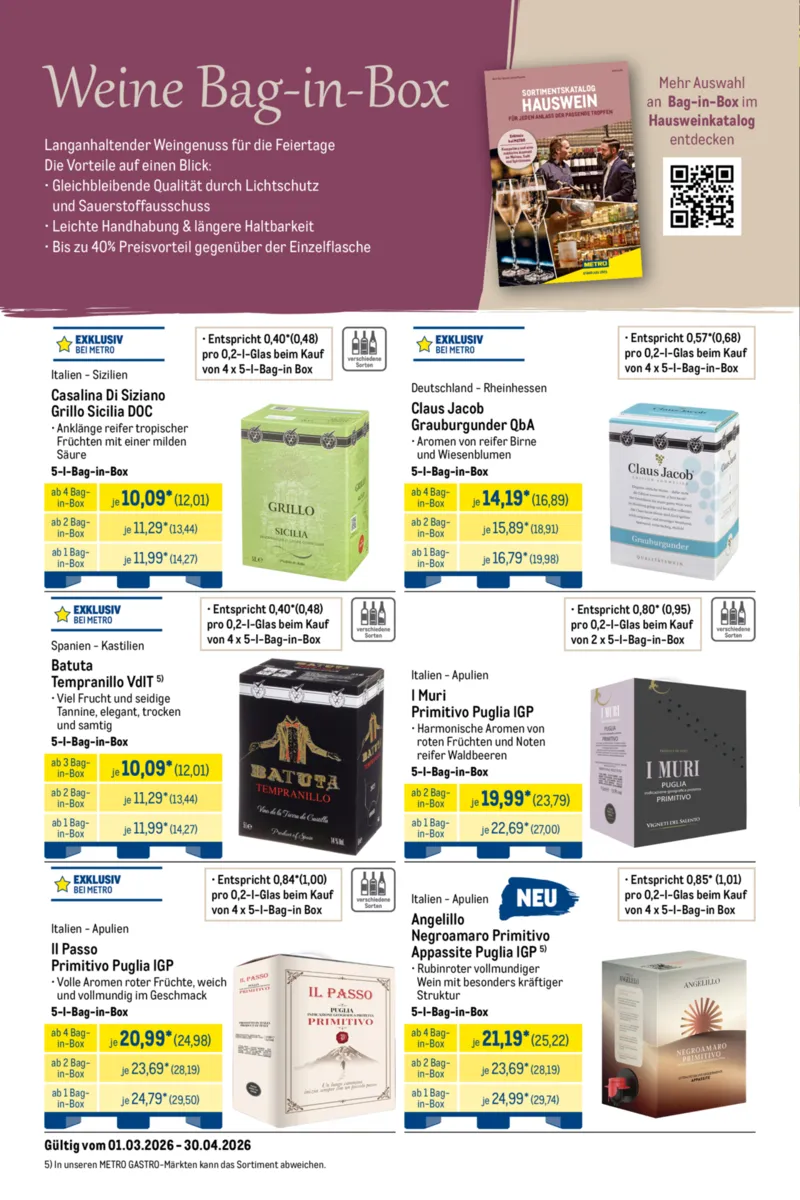 METRO Prospekt vom 01.03.2026, Seite 96