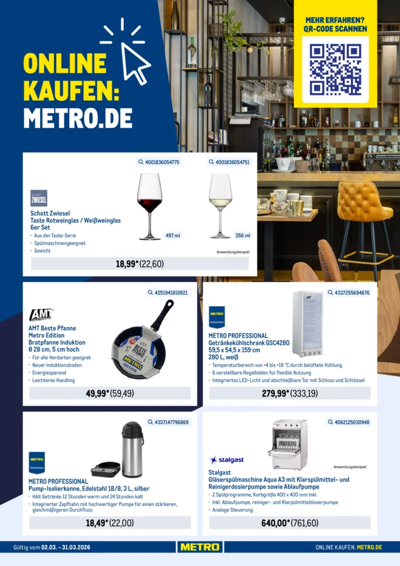 METRO Prospekt vom 01.03.2026, Seite 1