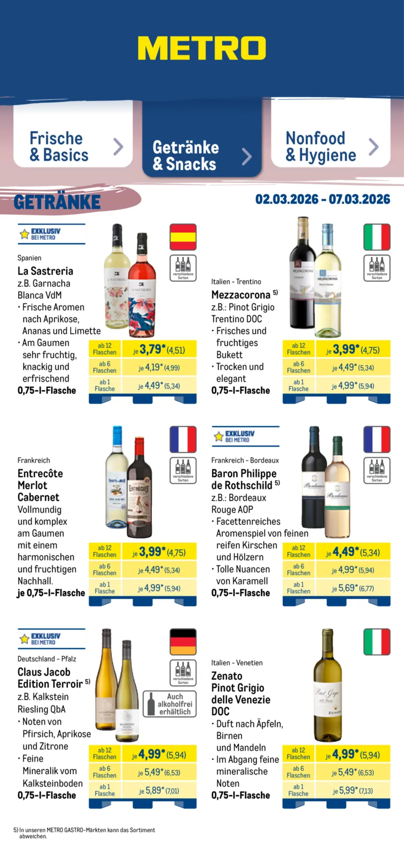 METRO Prospekt vom 02.03.2026, Seite 36
