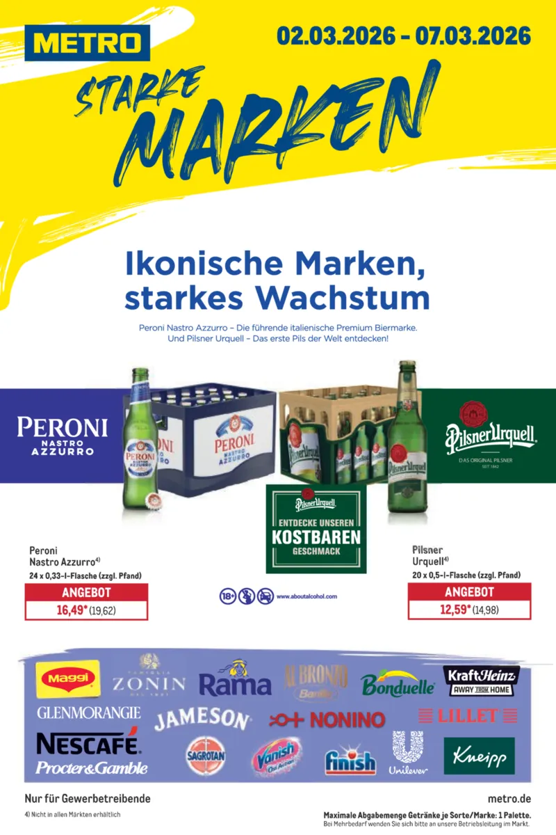 METRO Prospekt vom 02.03.2026, Seite 1