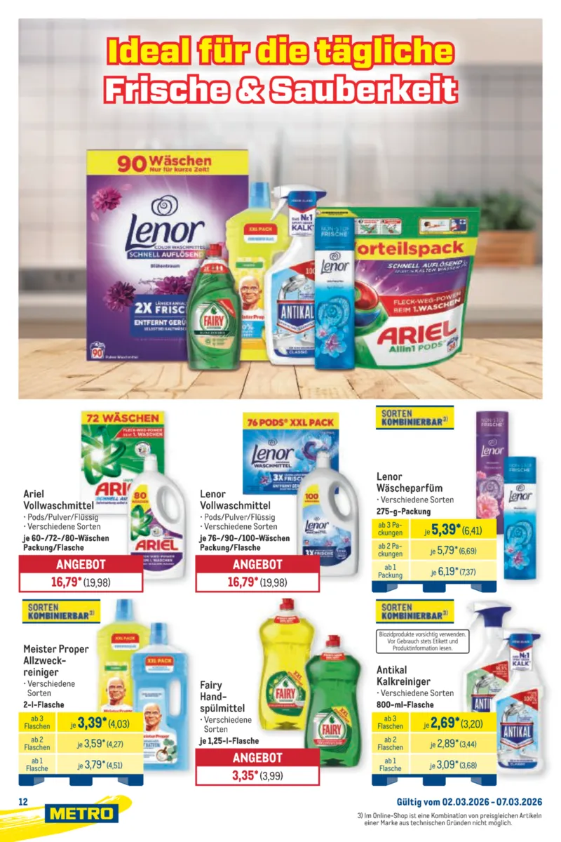 METRO Prospekt vom 02.03.2026, Seite 12
