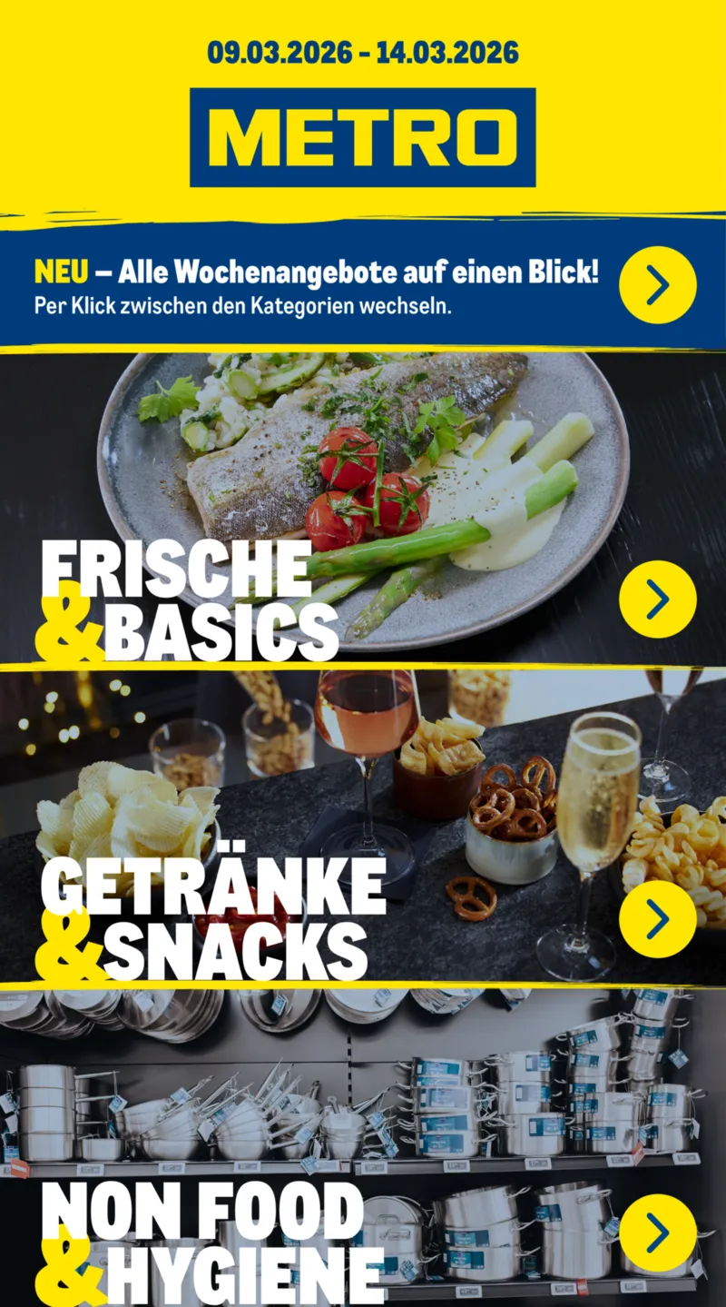 METRO Prospekt vom 09.03.2026, Seite 1