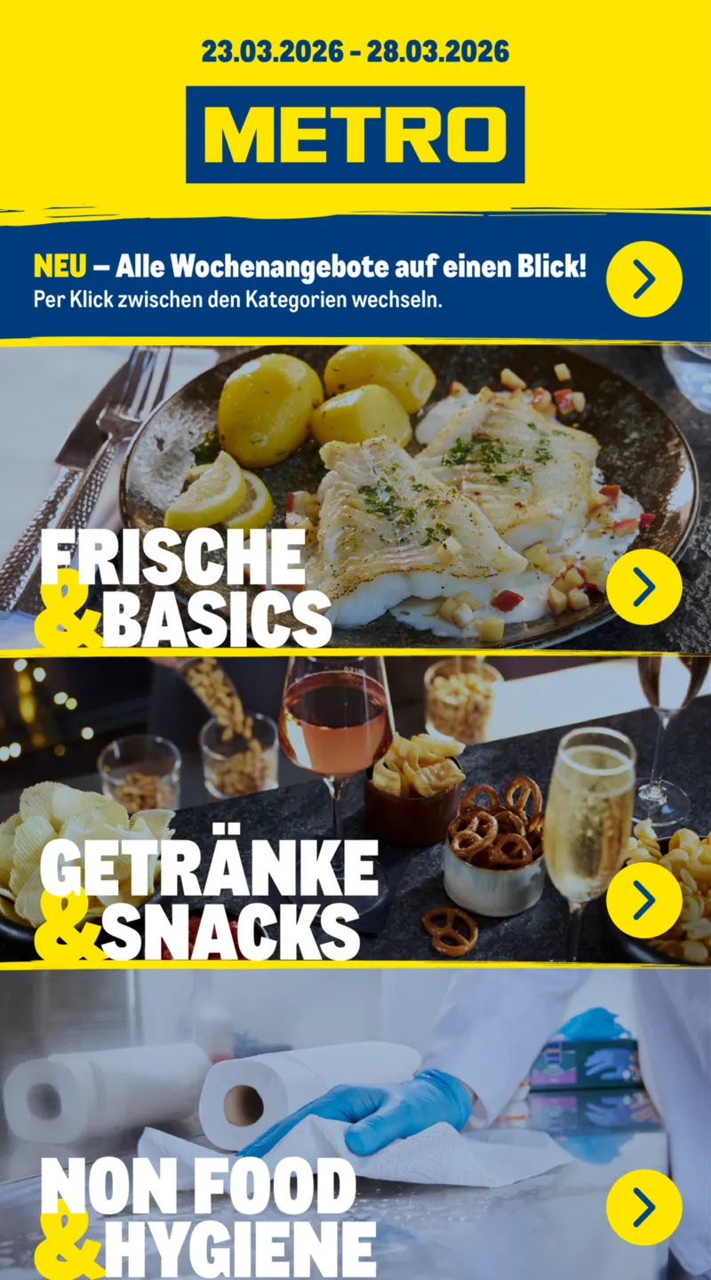METRO Prospekt vom 23.03.2026, Seite 1