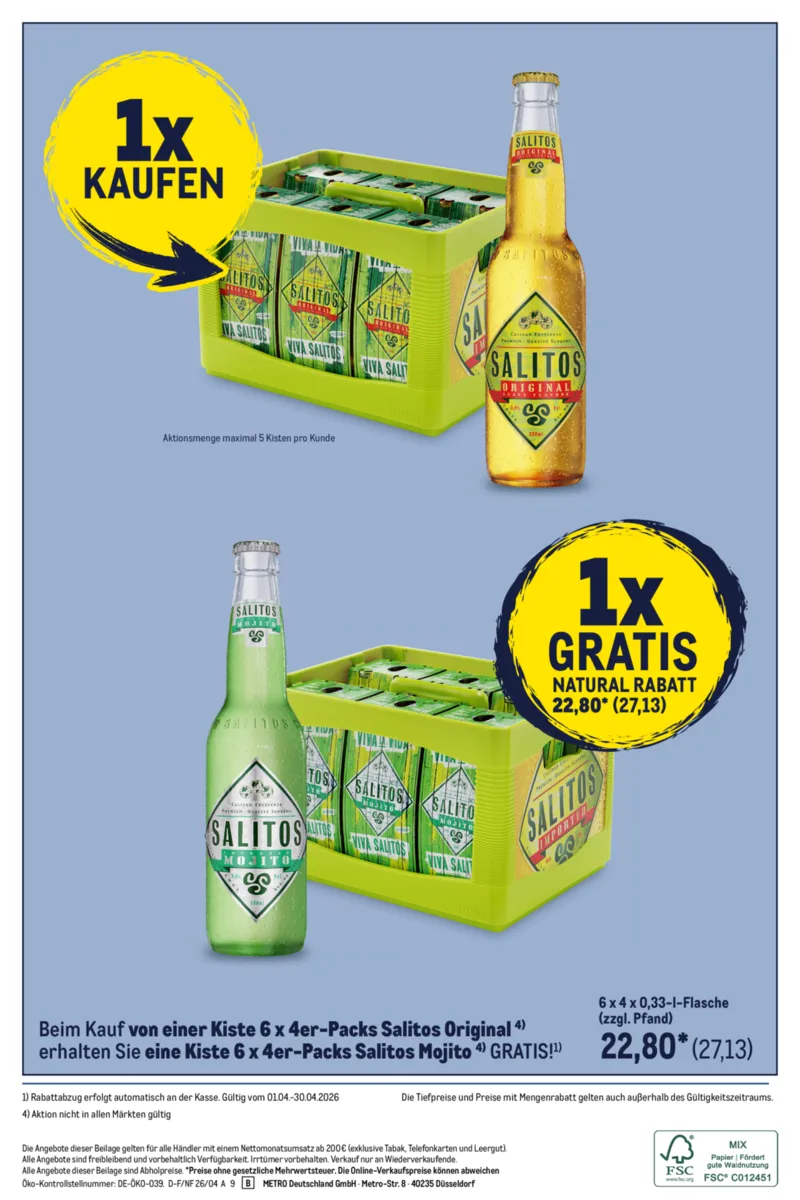 METRO Prospekt vom 01.04.2026, Seite 39