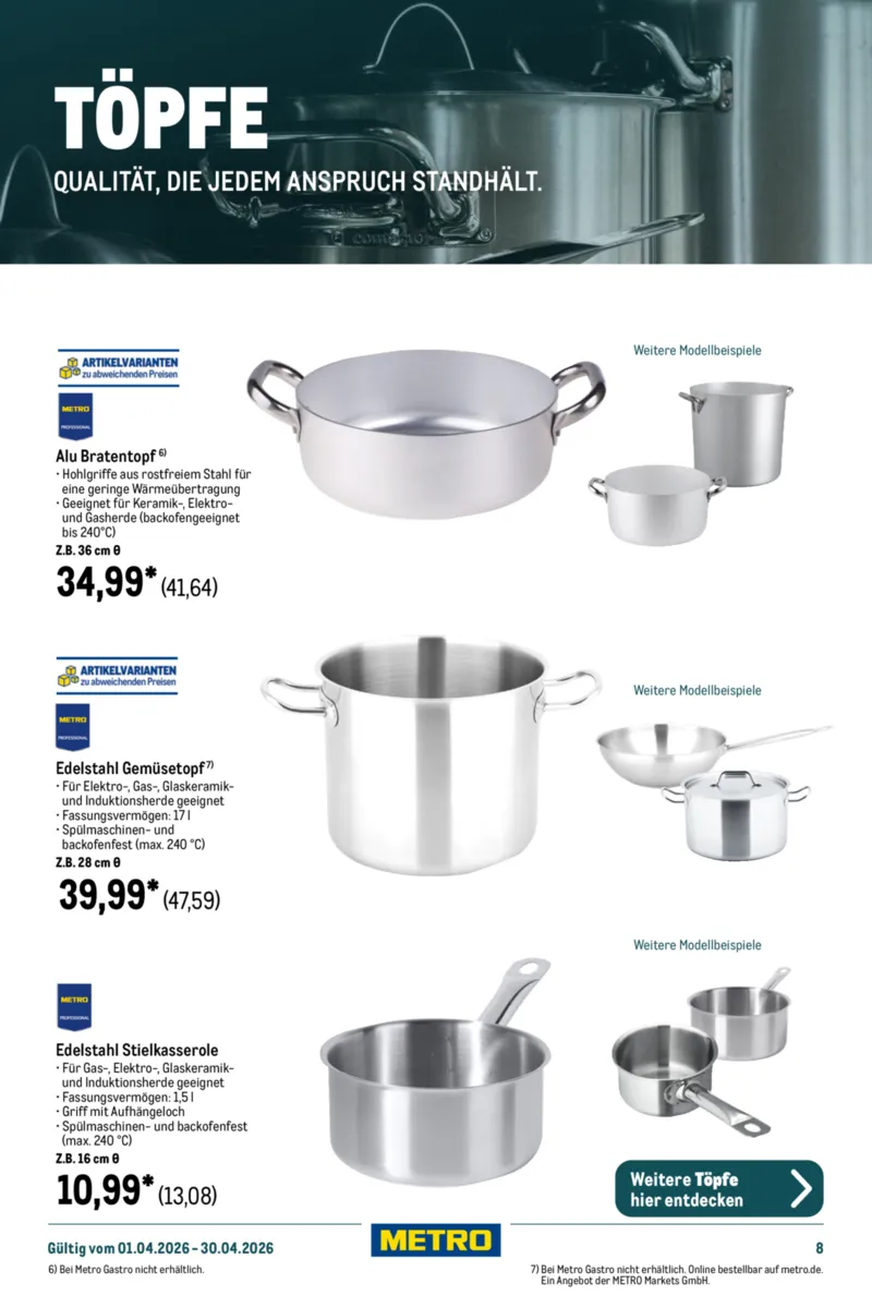 METRO Prospekt vom 01.04.2026, Seite 8