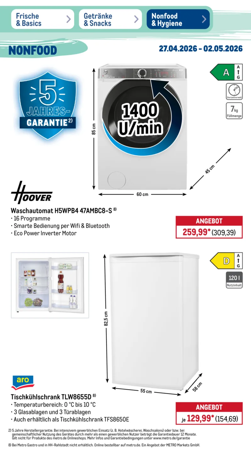 METRO Prospekt vom 27.04.2026, Seite 22