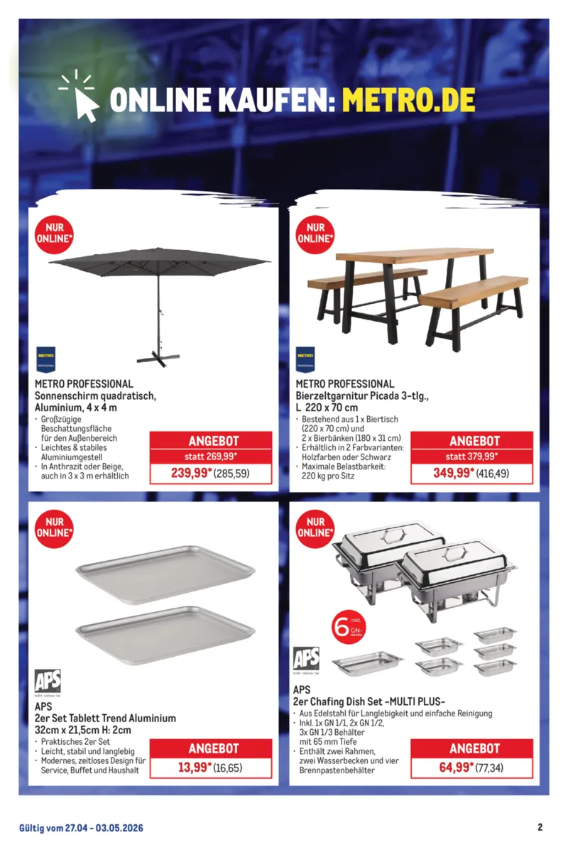 METRO Prospekt vom 27.04.2026, Seite 2