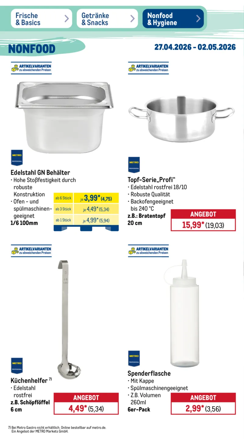 METRO Prospekt vom 27.04.2026, Seite 78