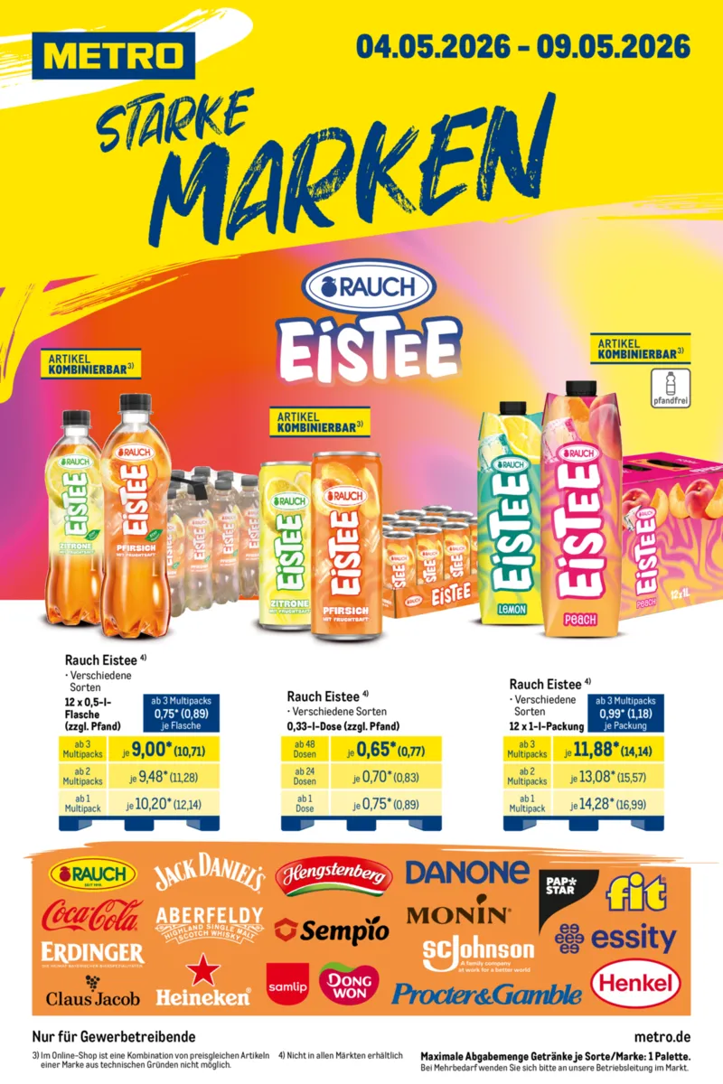 METRO Prospekt vom 04.05.2026, Seite 1