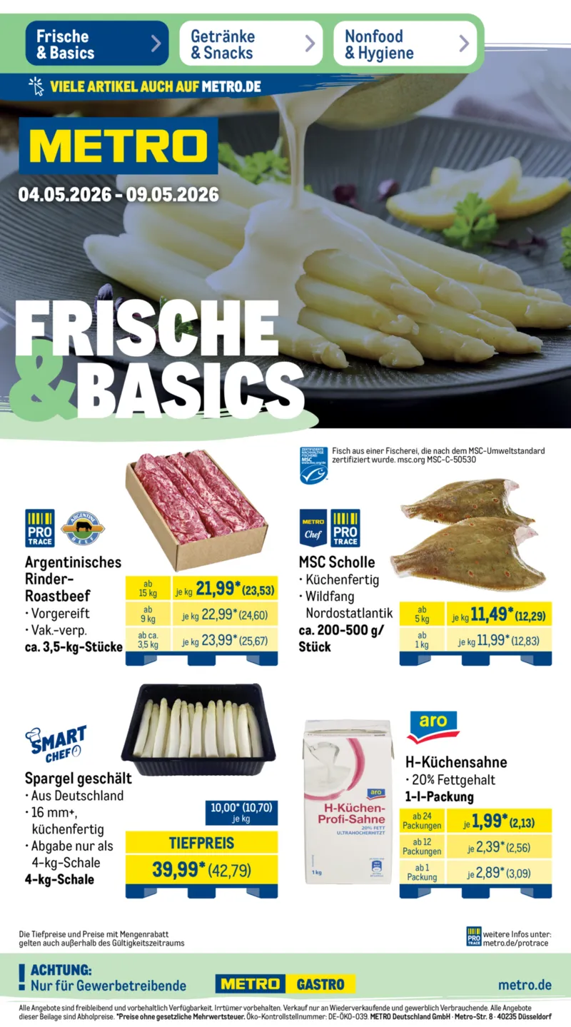 METRO Prospekt vom 04.05.2026, Seite 1