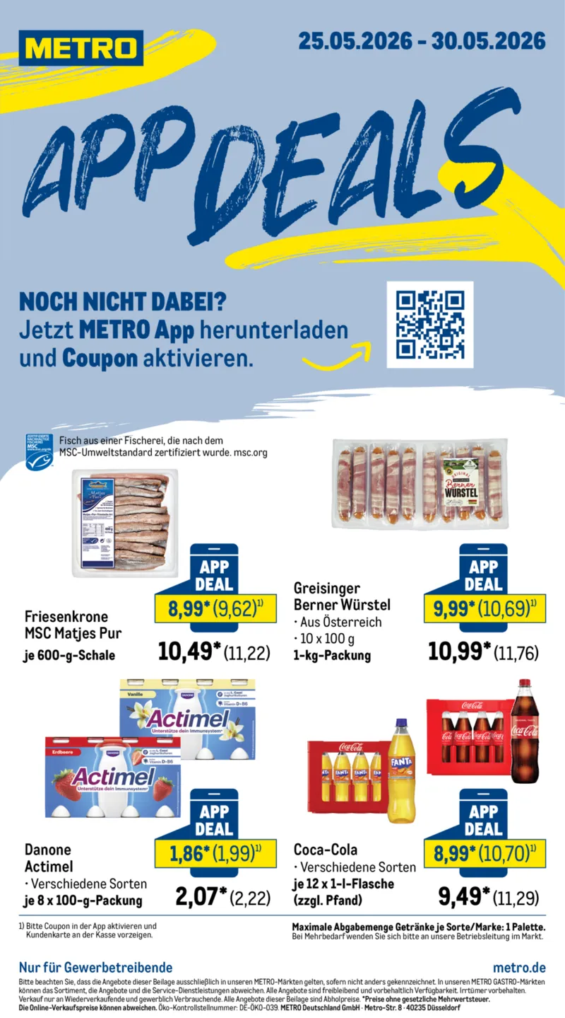 METRO Prospekt vom 25.05.2026, Seite 1