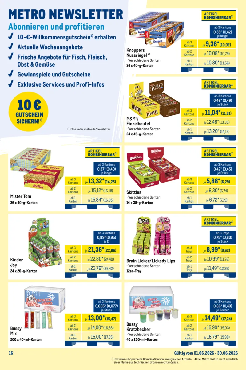 METRO Prospekt vom 01.06.2026, Seite 16