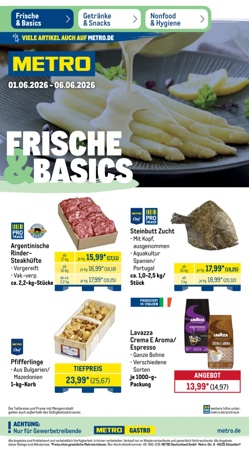 METRO Prospekt vom 01.06.2026, Seite 1