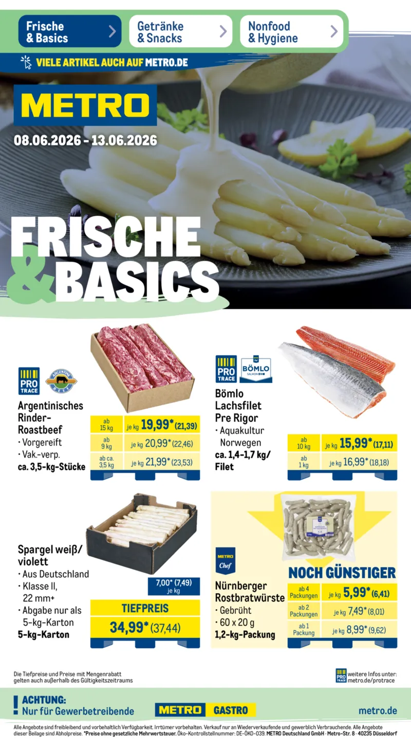 METRO Prospekt vom 08.06.2026, Seite 1