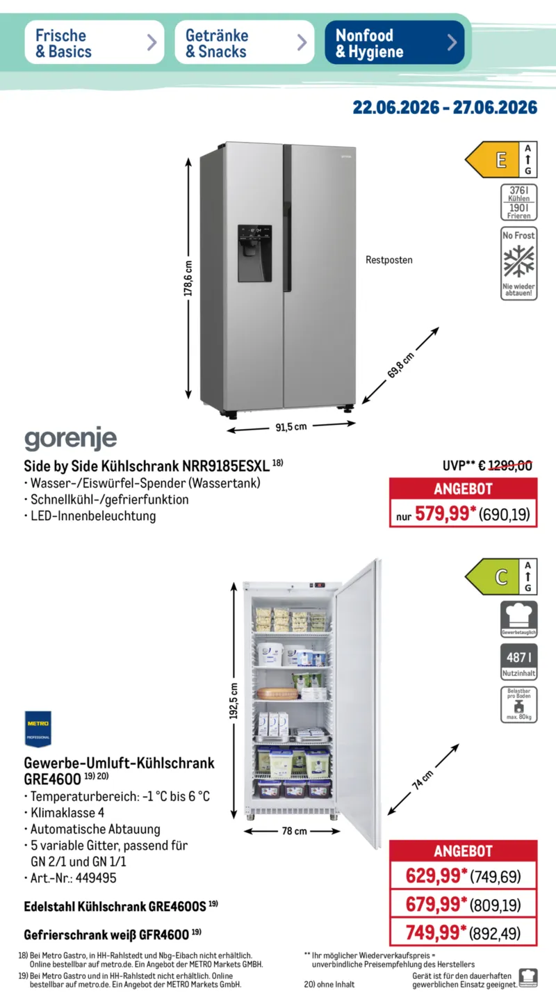 METRO Prospekt vom 22.06.2026, Seite 20