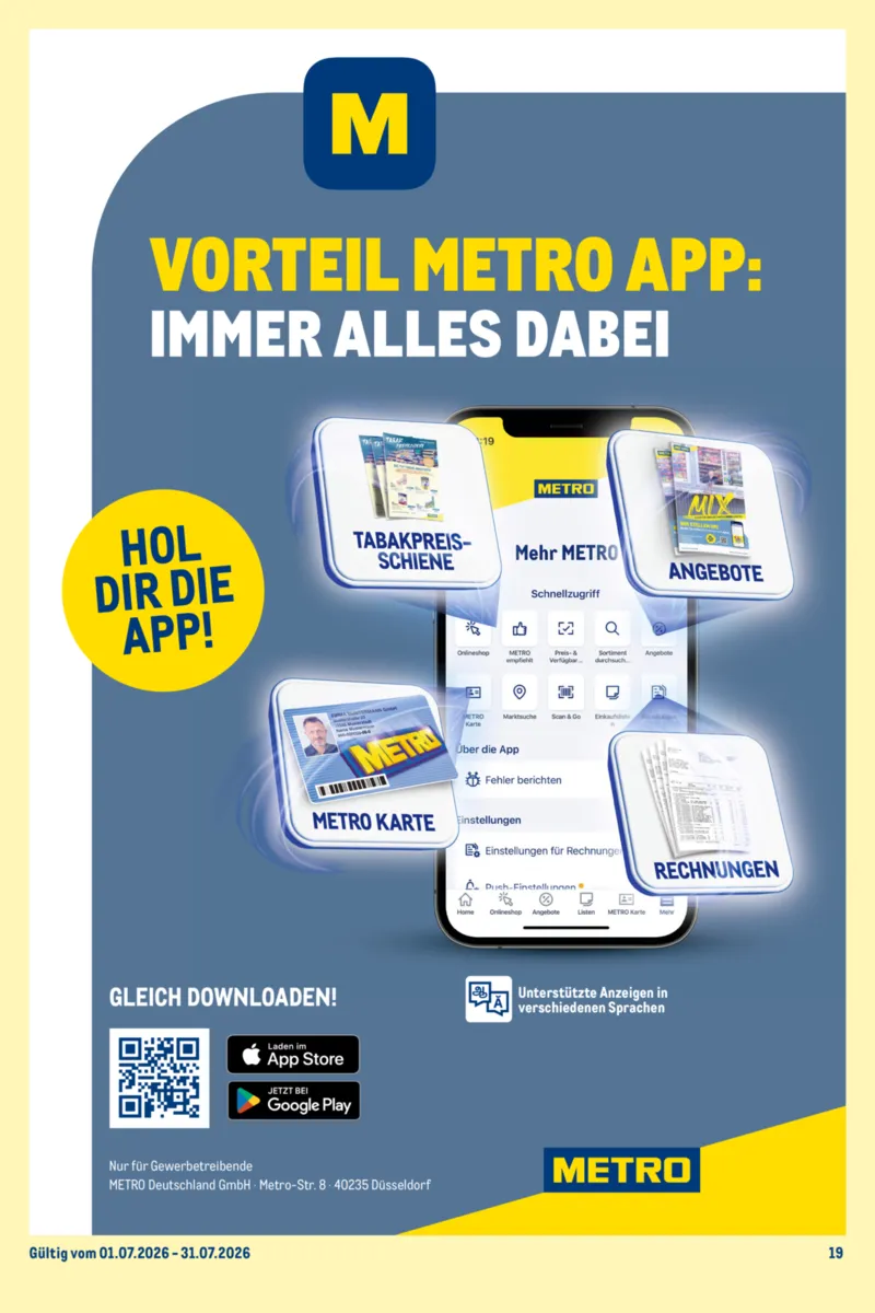 METRO Prospekt vom 01.07.2026, Seite 19
