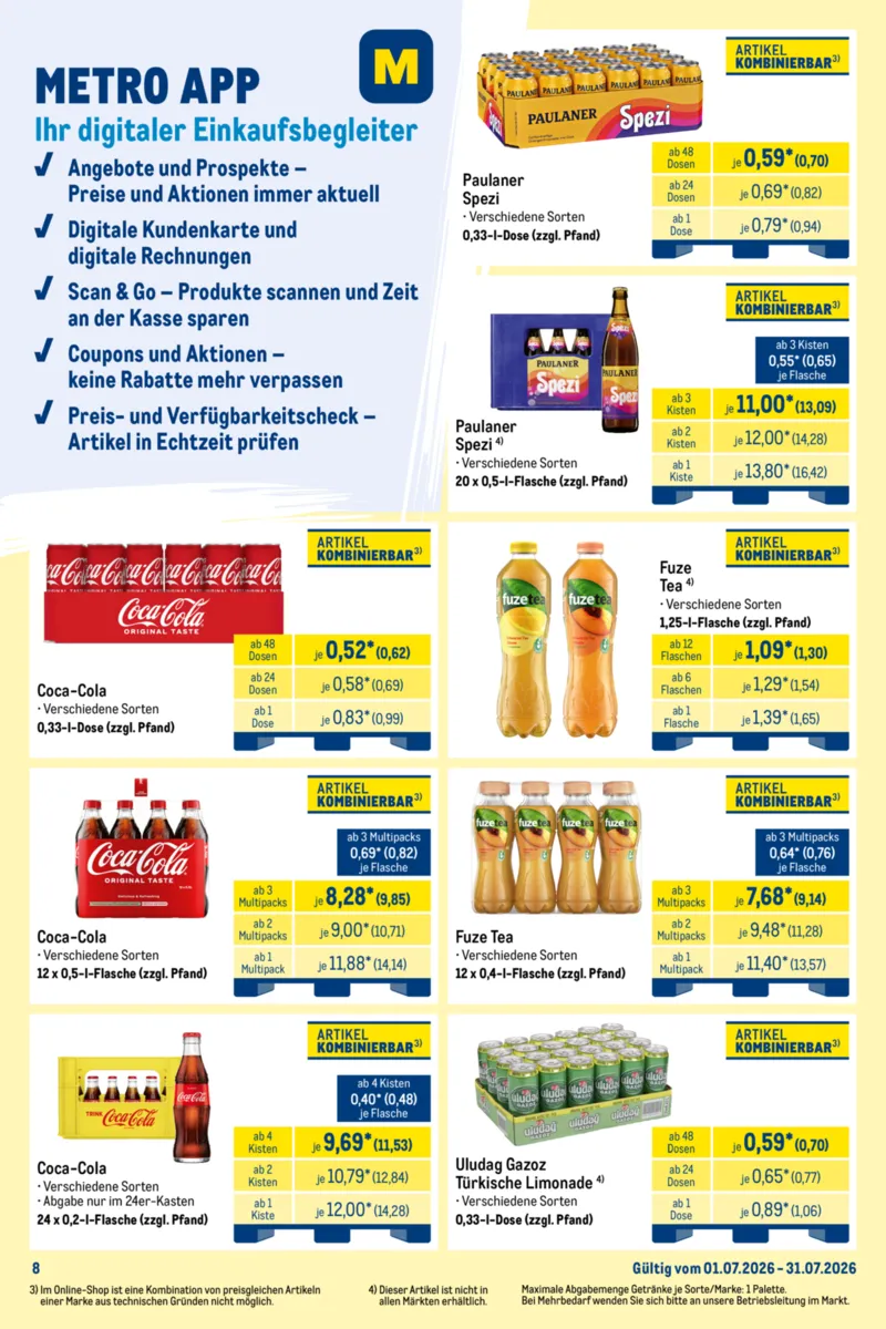 METRO Prospekt vom 01.07.2026, Seite 8