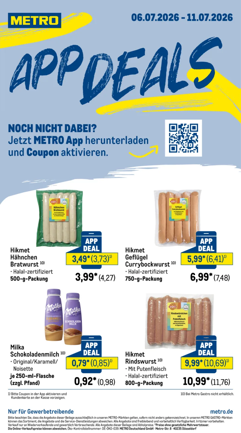 METRO Prospekt vom 06.07.2026, Seite 1