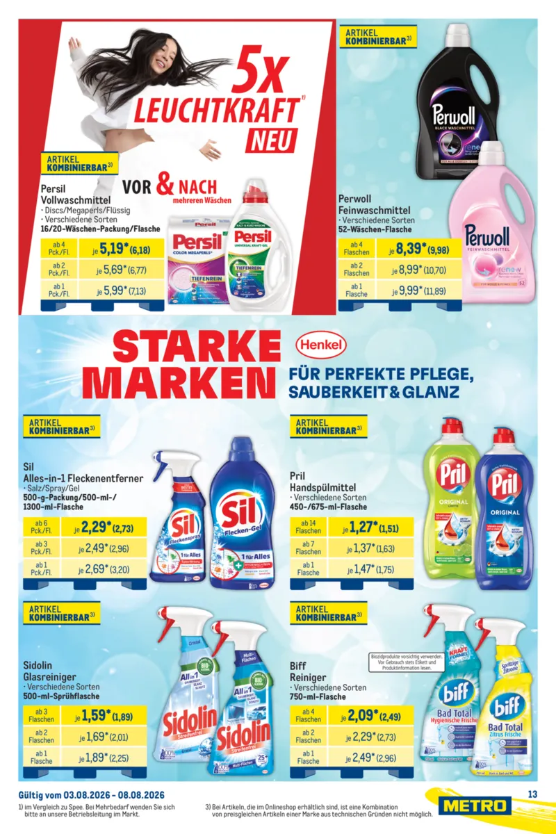METRO Prospekt vom 03.08.2026, Seite 13