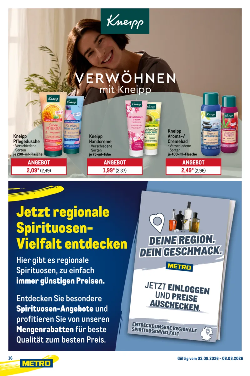 METRO Prospekt vom 03.08.2026, Seite 16