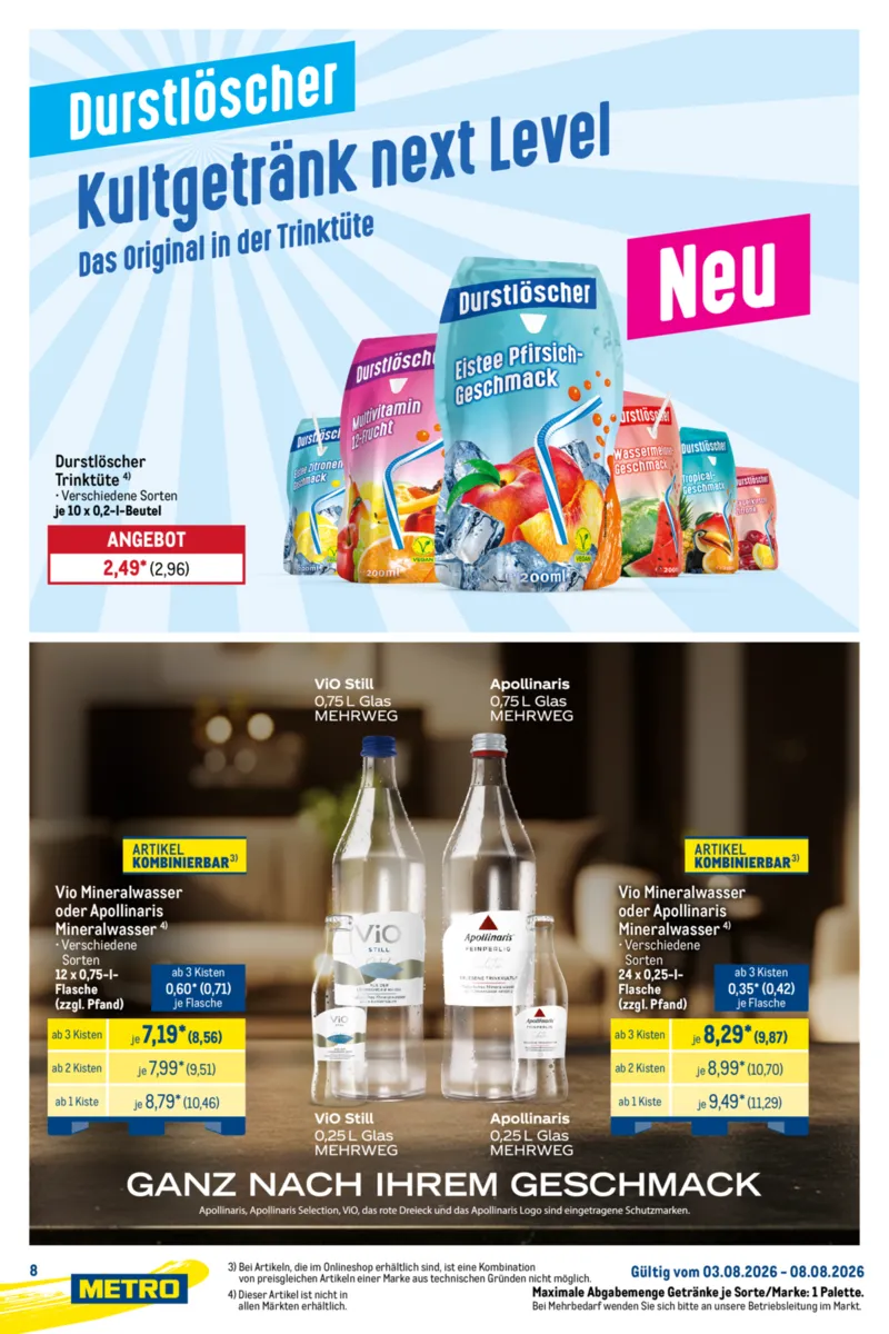 METRO Prospekt vom 03.08.2026, Seite 8