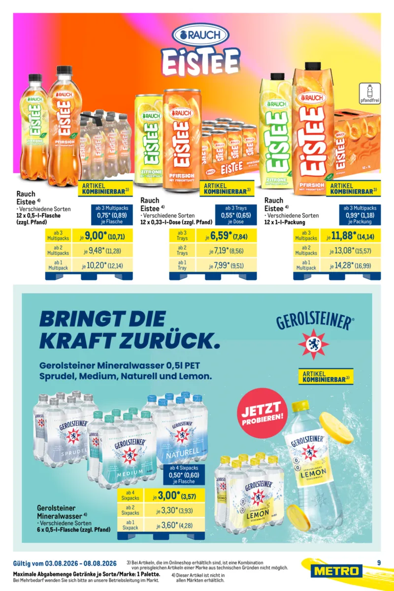 METRO Prospekt vom 03.08.2026, Seite 9