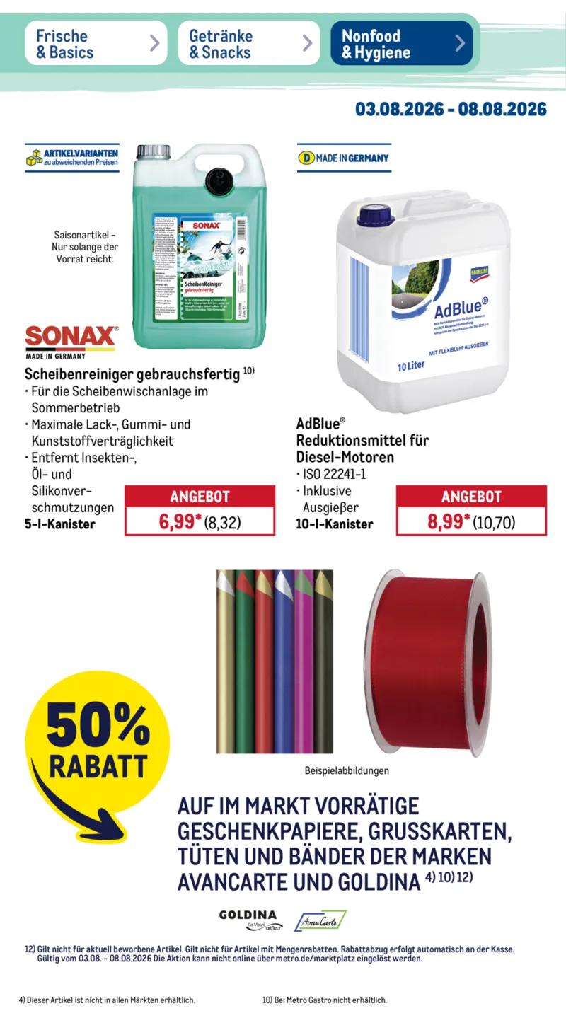 METRO Prospekt vom 03.08.2026, Seite 8