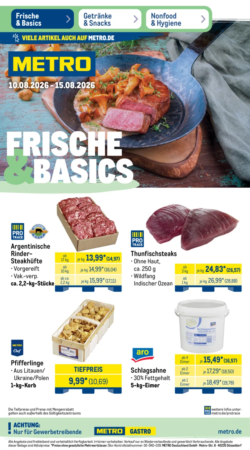 METRO Prospekt vom 10.08.2026, Seite 1